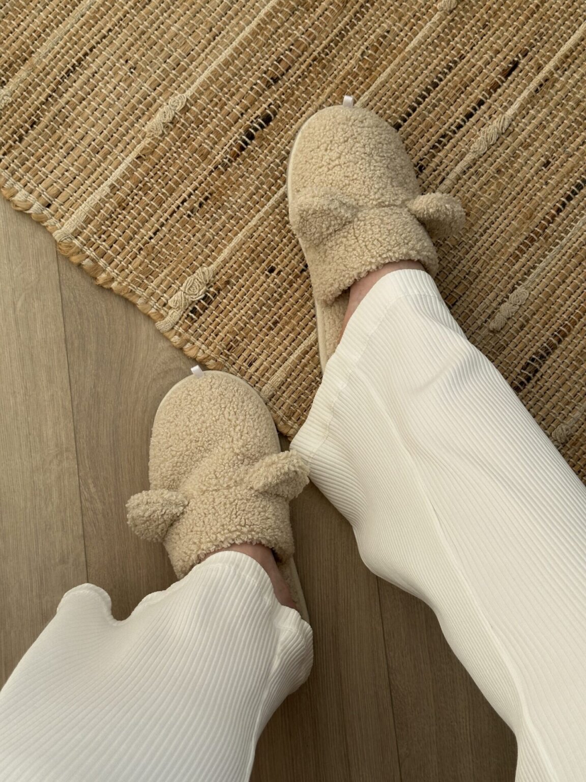 Капці домашні дитячі HS хутрянi TEDDY milk