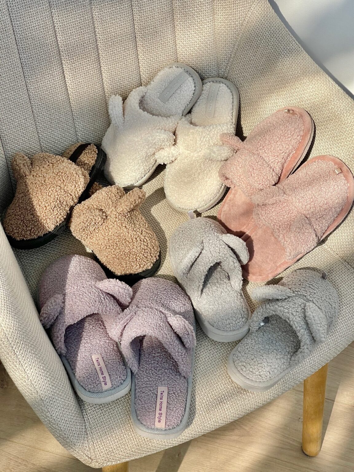 Капці домашні дитячі HS хутрянi TEDDY pink