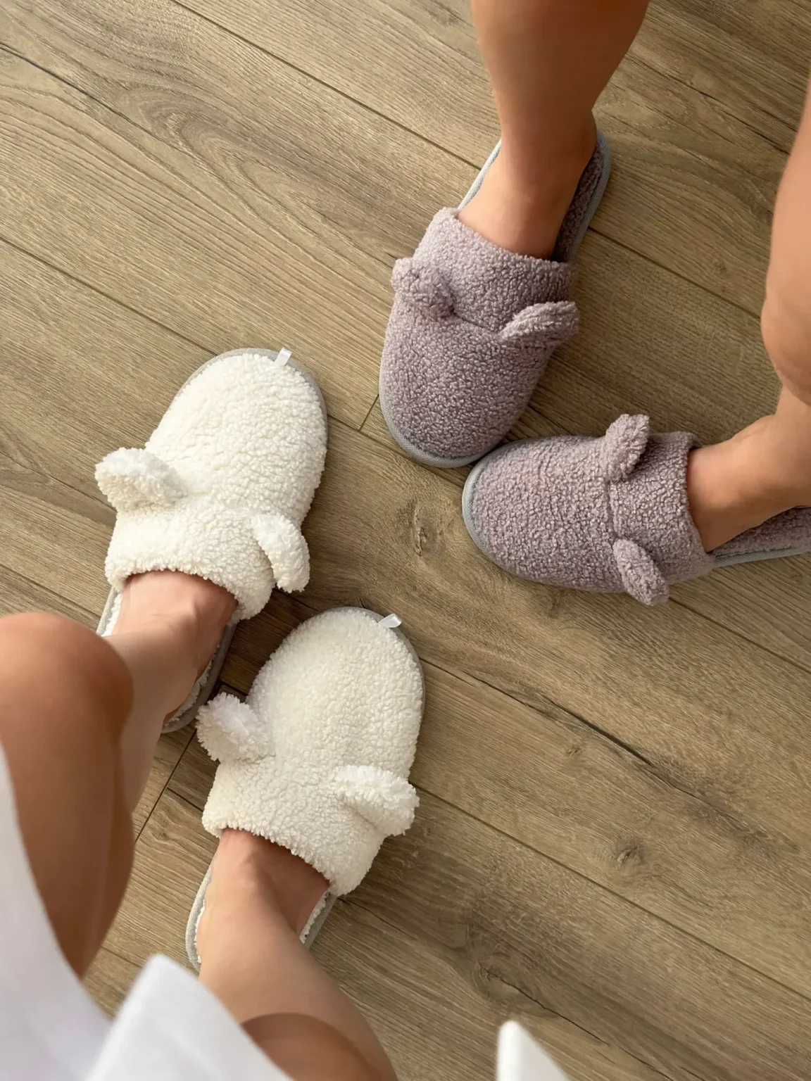 Капці домашні дитячі HS хутрянi TEDDY violet