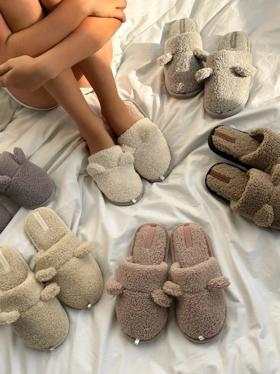 Капці домашні дитячі HS хутрянi TEDDY violet