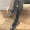 Twins колготи жіночі в рубчик сірі