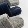 Капці домашні чоловічі Тедди сині без вух