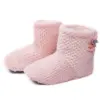 Чобітки жіночі фліс, pink