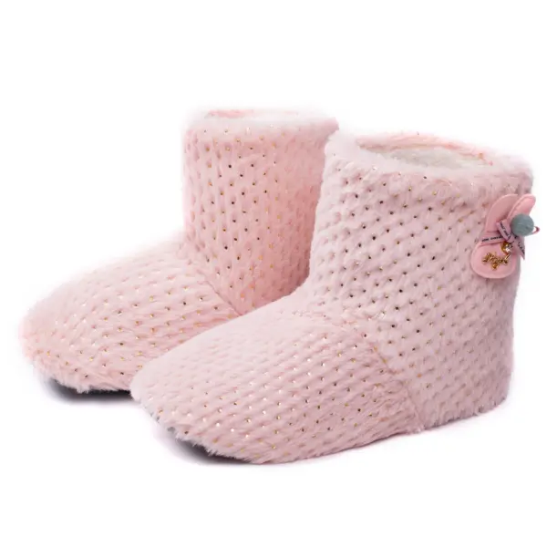 Чобітки жіночі фліс, pink