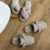 Капці домашні жіночі HS хутрянi TEDDY grey