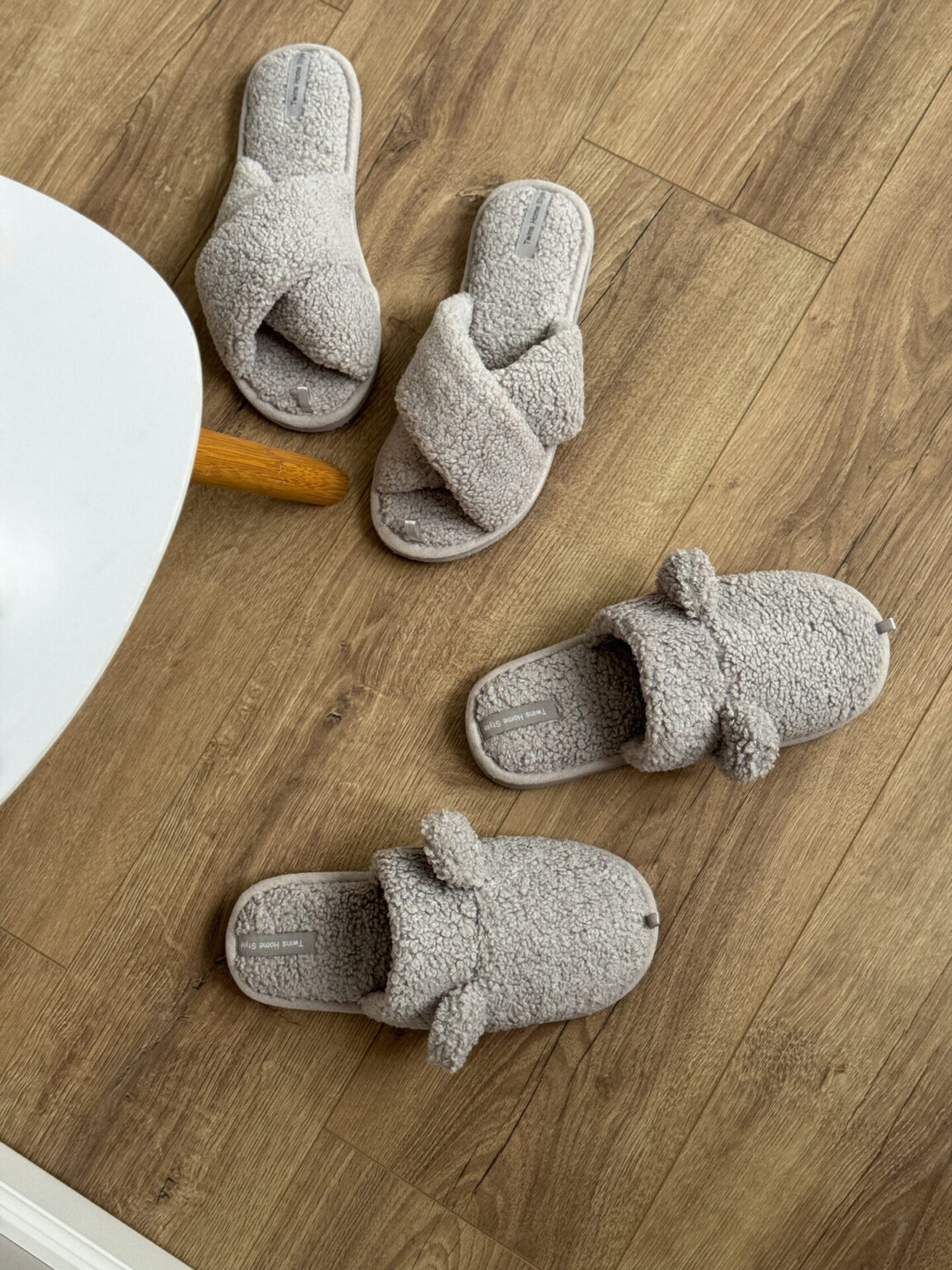 Капці домашні жіночі HS хутрянi TEDDY grey