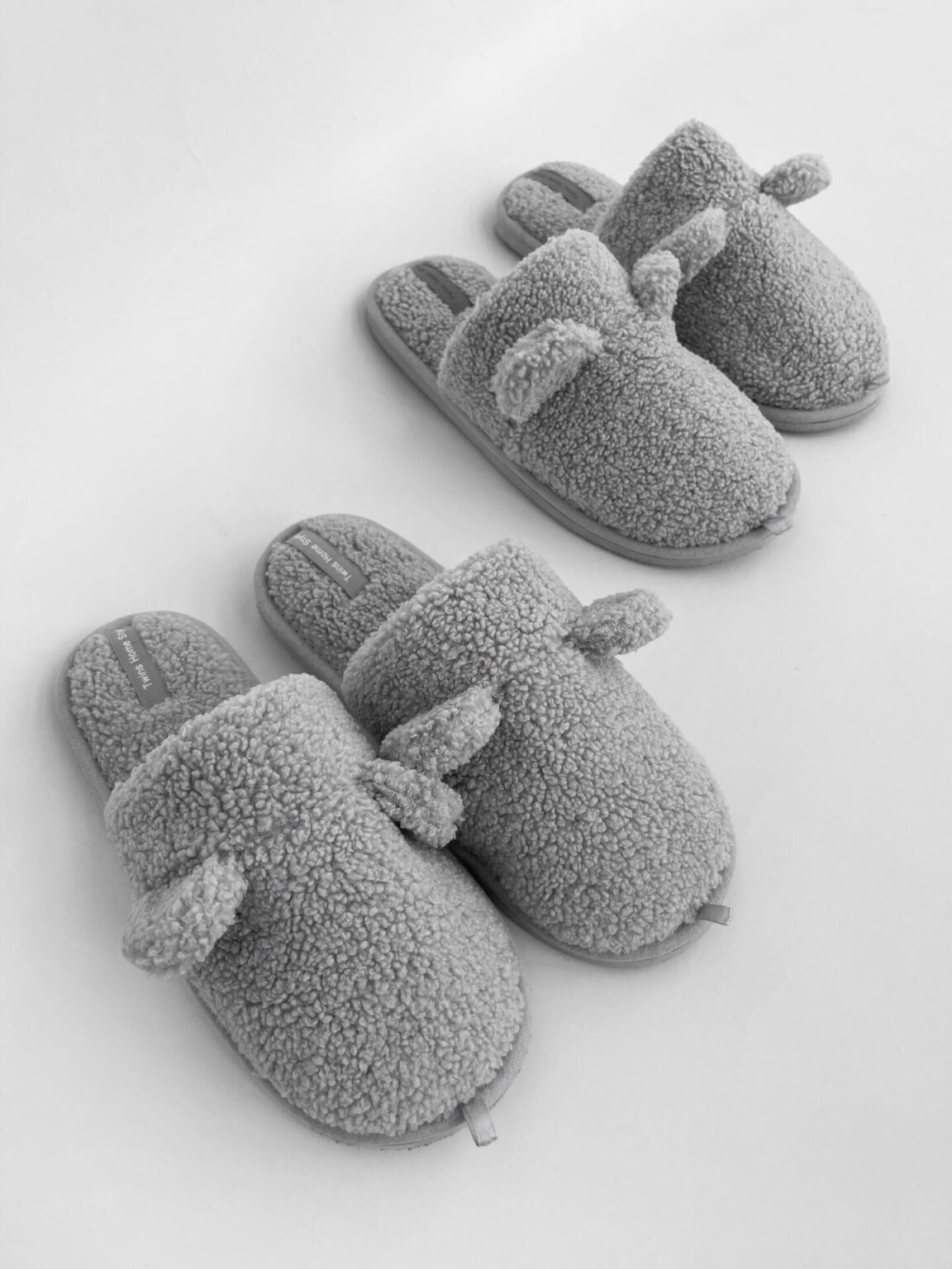 Капці домашні жіночі HS хутрянi TEDDY grey