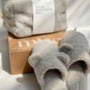 Капці домашні жіночі HS хутрянi TEDDY grey