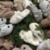 Капці домашні жіночі HS хутрянi TEDDY white