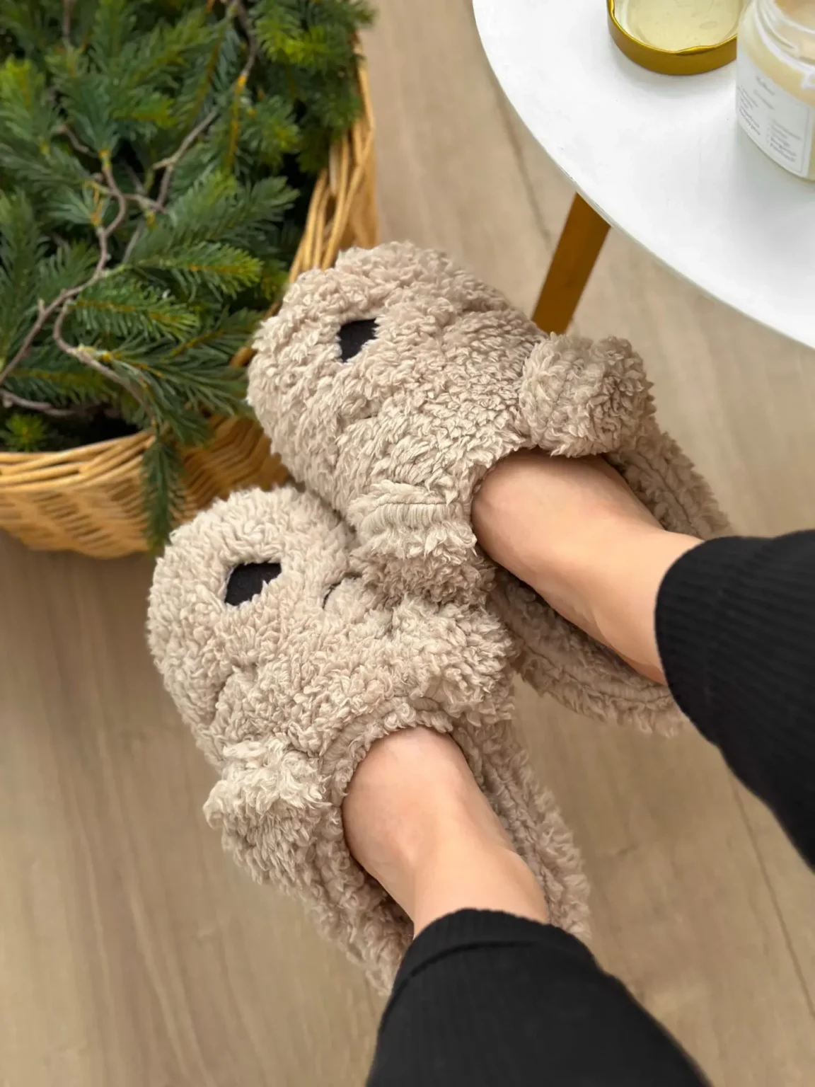 Капці домашні жіночі HS-LUX напiвчешки ANIMALS BEAR
