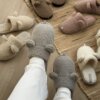 Капці домашні жіночі HS хутрянi TEDDY grey