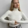Водолазка біла