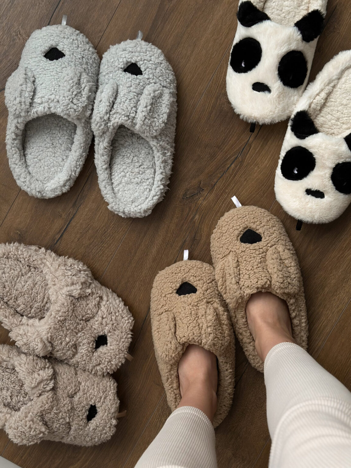 Капці домашні жіночі HS-LUX напiвчешки ANIMALS BEAR
