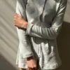 Рібана Ромб лонгслів сірий