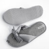 Капці домашні жіночі HS-VL Flip floops бант сірий