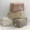 Подарунковий набір TEDDY milk (косметичка, капці, пакування коричневе)