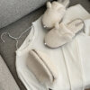 Подарунковий набір TEDDY white (косметичка, капці)