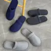 Капці домашні чоловічі фліс закриті сині