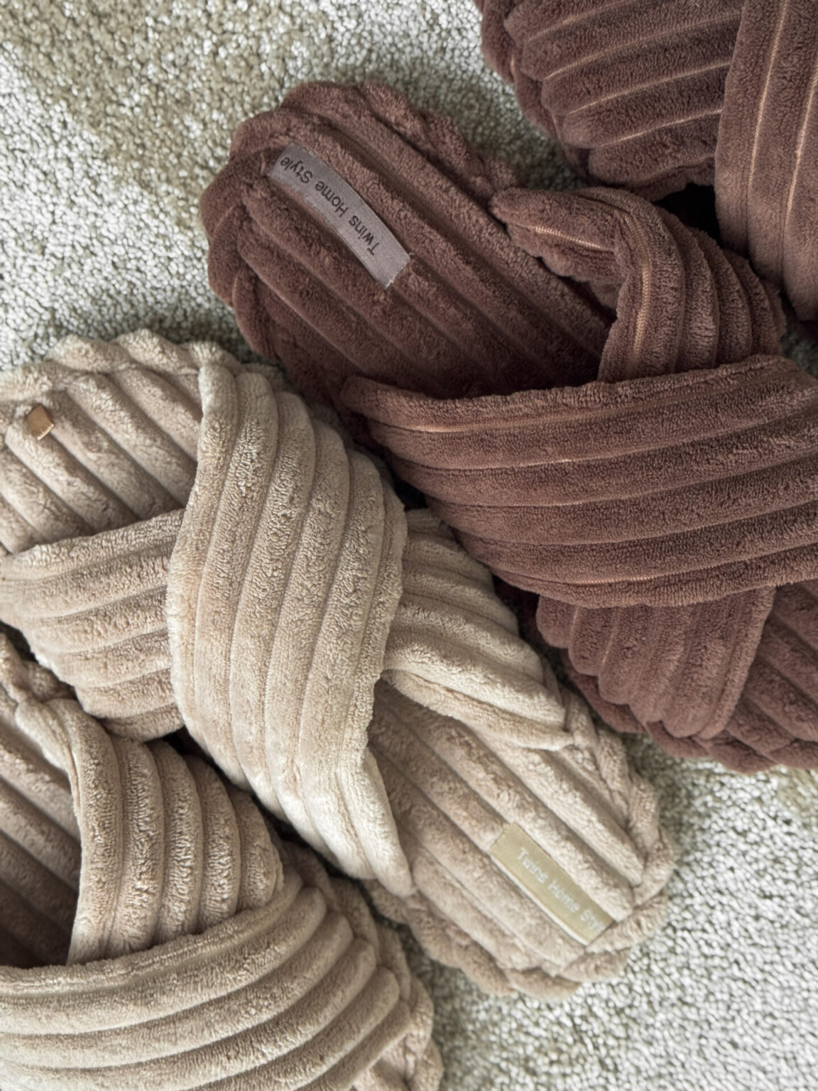 Капці домашні жіночі HS-Puffy beige (Х)
