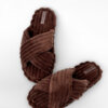 Капці домашні жіночі HS-Puffy brown (Х)