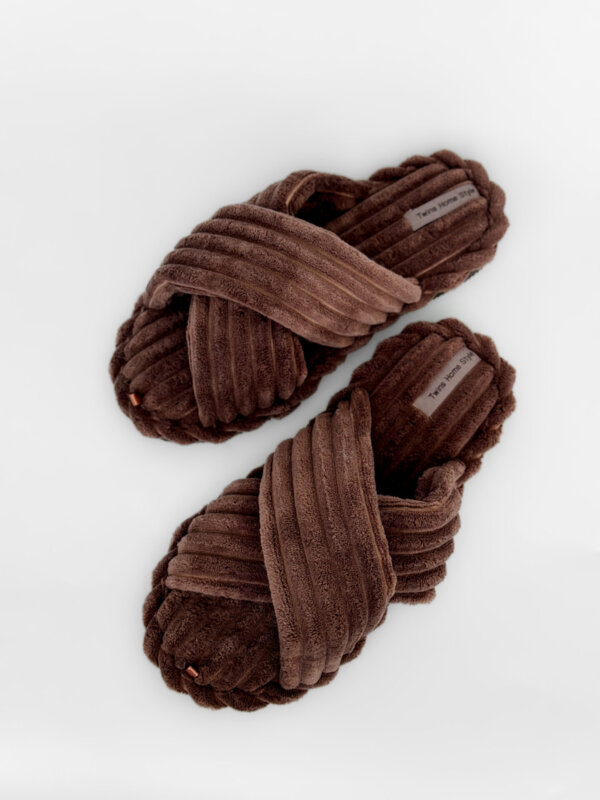 Капці домашні жіночі HS-Puffy brown (Х)