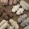 Подарунковий набір TEDDY brown (косметичка, капці, пакування коричневе)