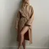 Халат вафля крупна карамель