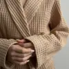 Халат вафля крупна карамель