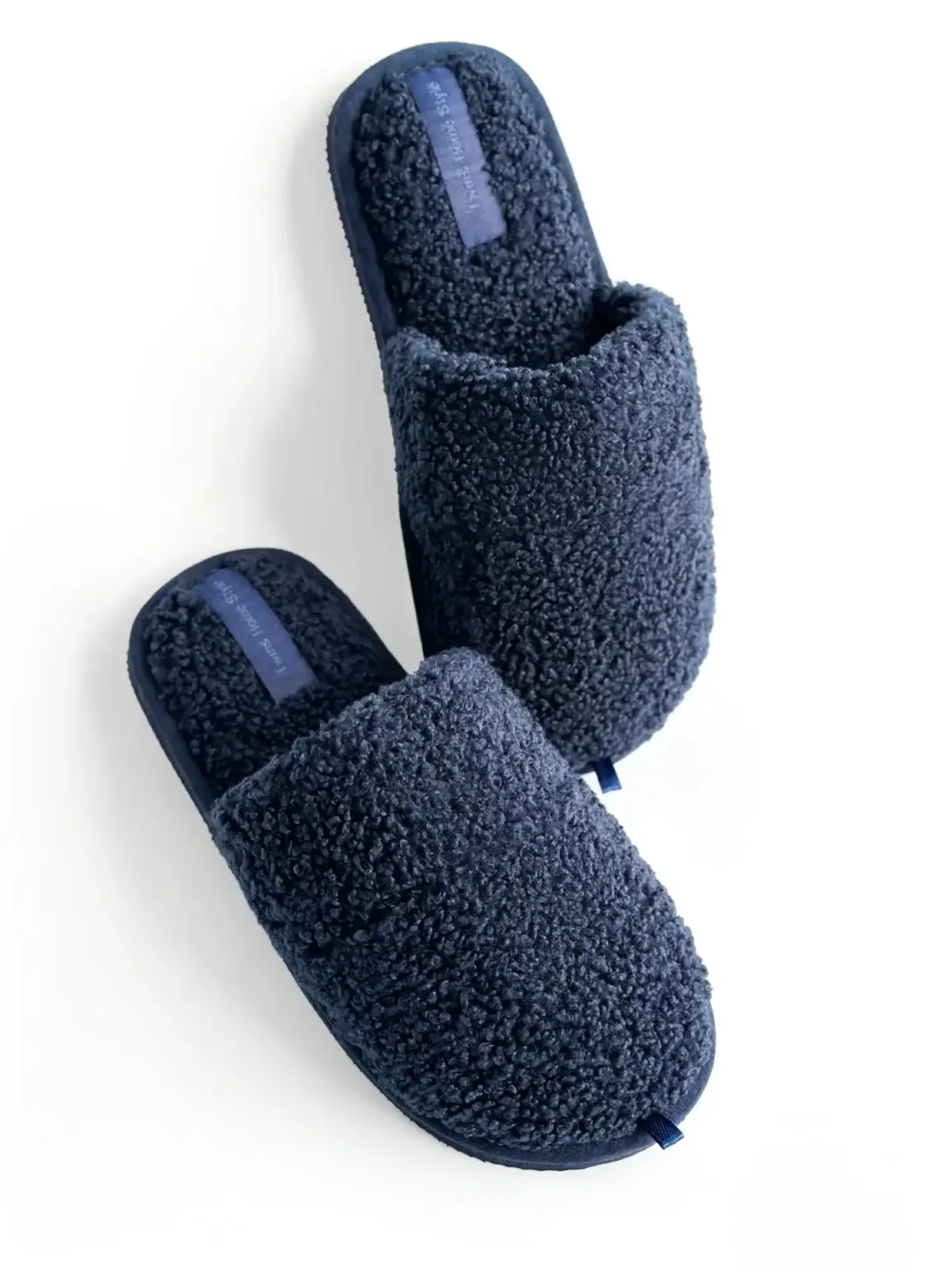 Капці домашні підліткові HS хутрянi TEDDY blue (без вух)