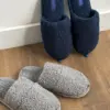 Капці домашні підліткові HS хутрянi TEDDY blue (без вух)