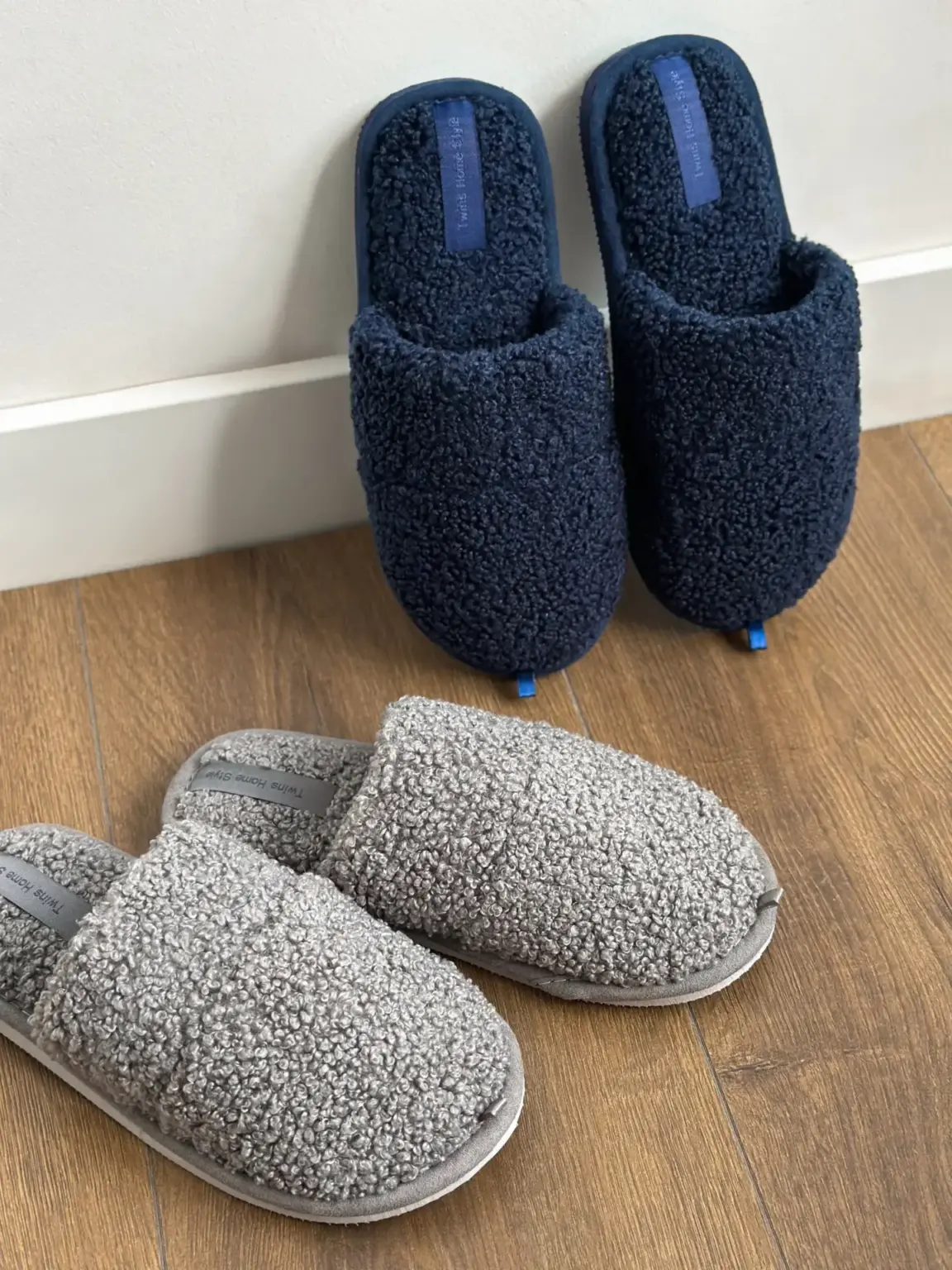 Капці домашні підліткові HS хутрянi TEDDY blue (без вух)