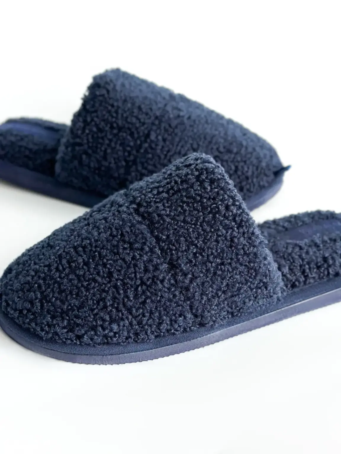 Капці домашні підліткові HS хутрянi TEDDY blue (без вух)