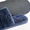 Капці домашні підліткові HS хутрянi TEDDY blue (без вух)
