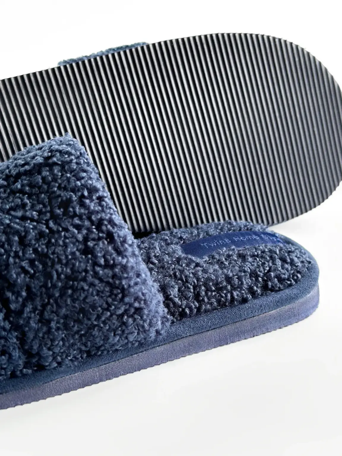 Капці домашні підліткові HS хутрянi TEDDY blue (без вух)