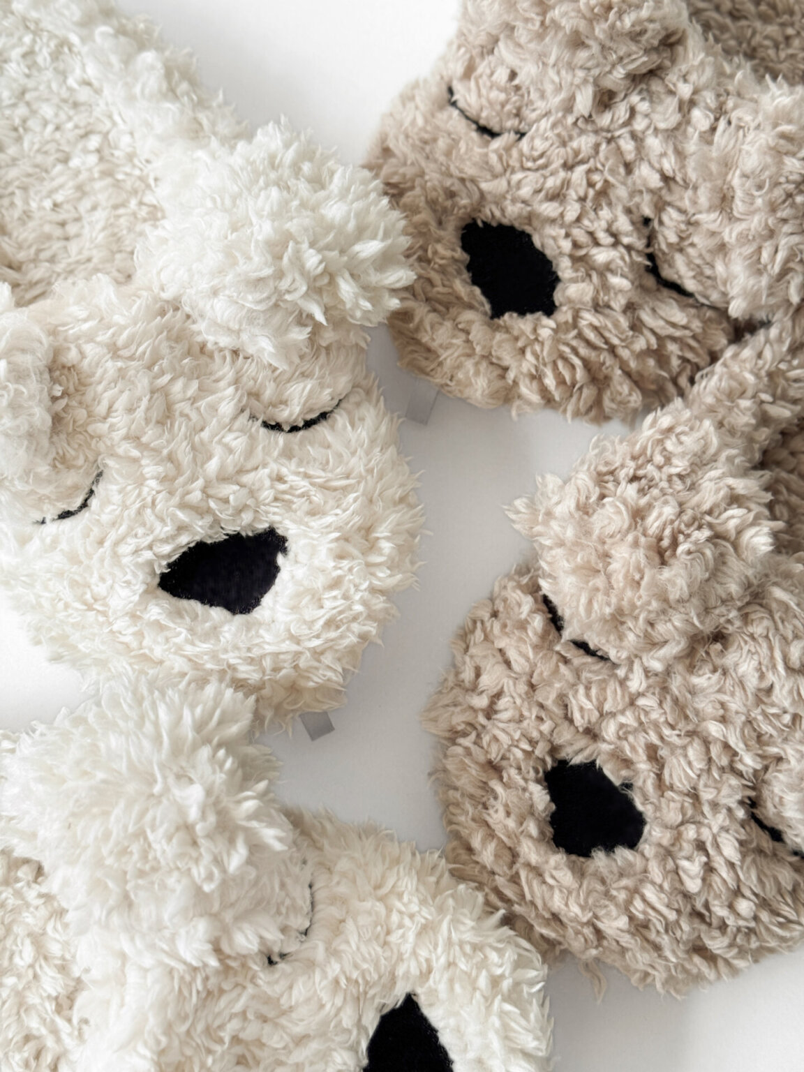 Капці домашні дитячі HS-LUX напівчешки ANIMALS bear white