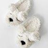 Капці домашні дитячі HS-LUX напівчешки ANIMALS bear white