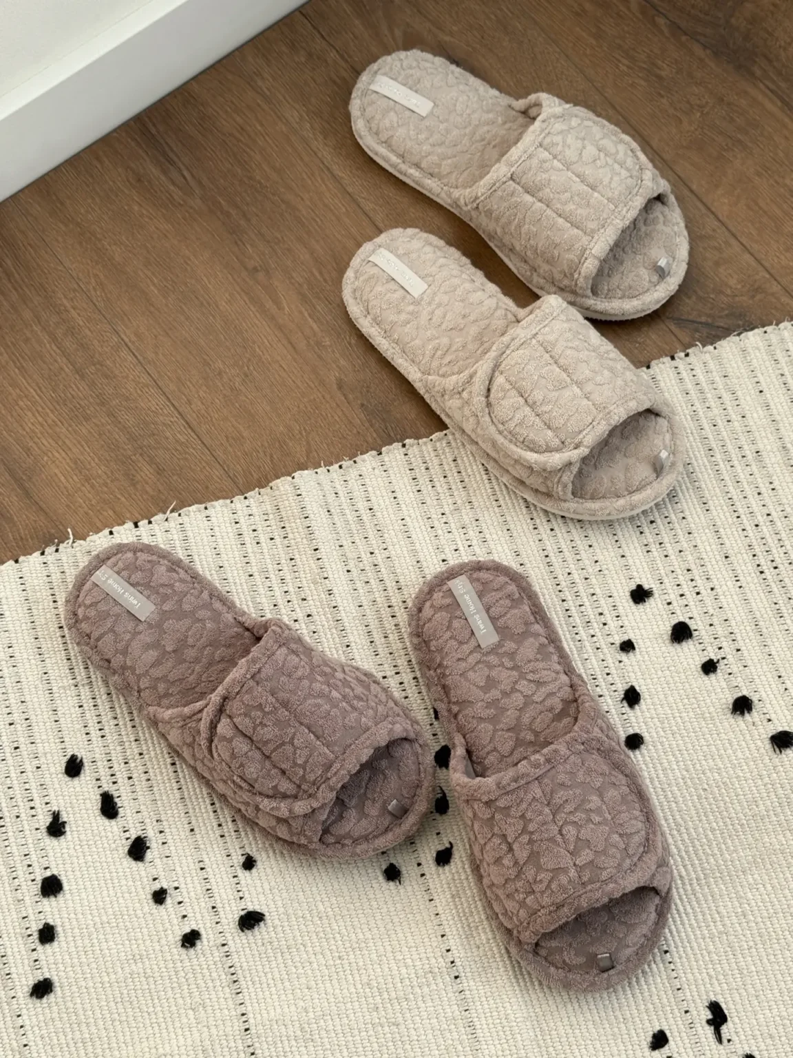 Капці домашні жіночі HS-VL махрові ANNA beige