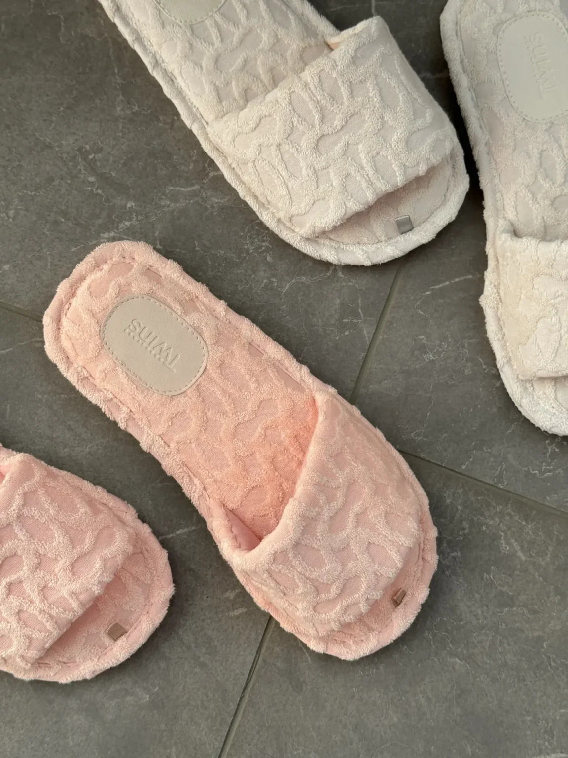 Капці домашні жіночі HS-VL Terry персикові