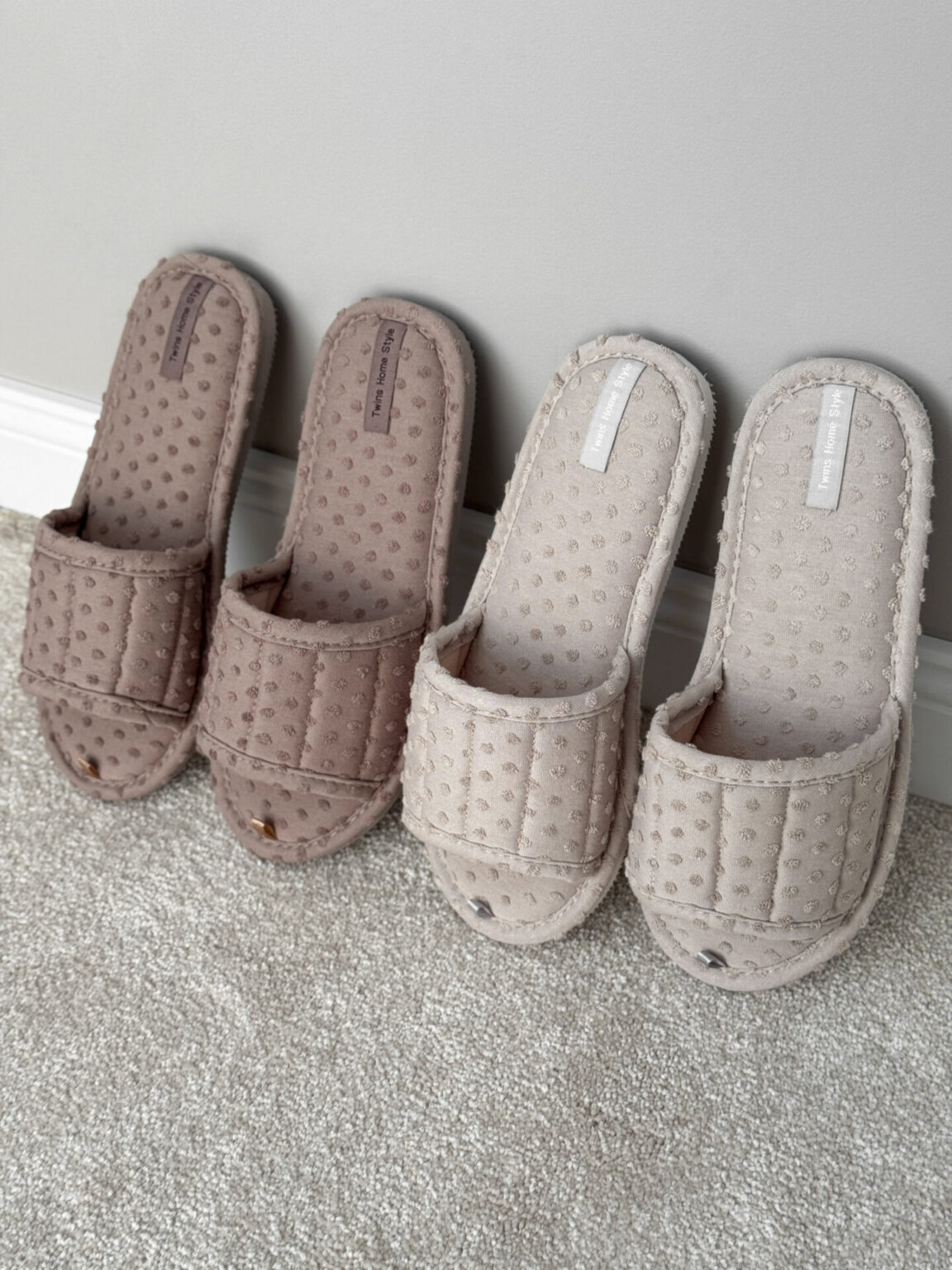 Капці домашні жіночі HS-VL points beige