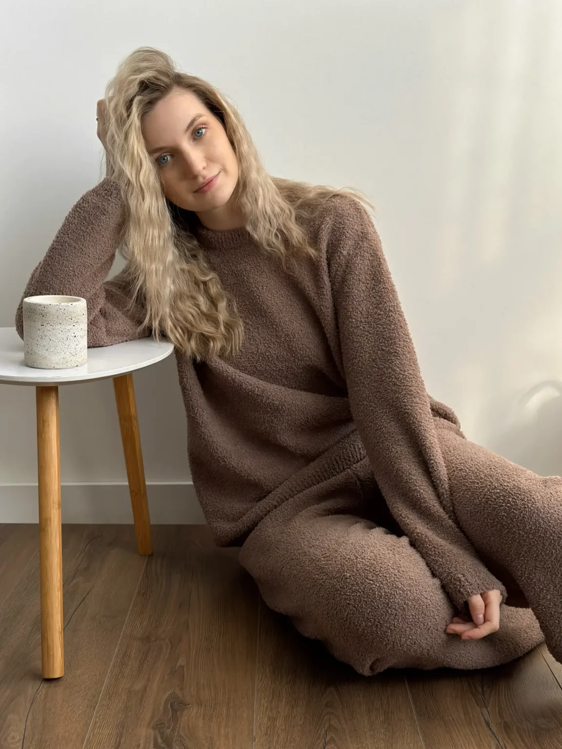 Soft в'язана кофта коричнева
