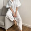 Льон брюки Муки білі