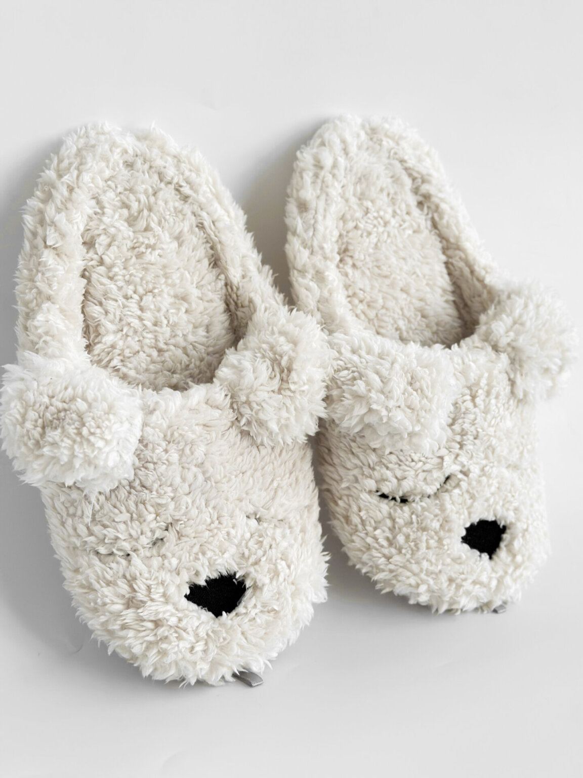 Капці домашні жіночі HS-LUX напiвчешки ANIMALS bear white