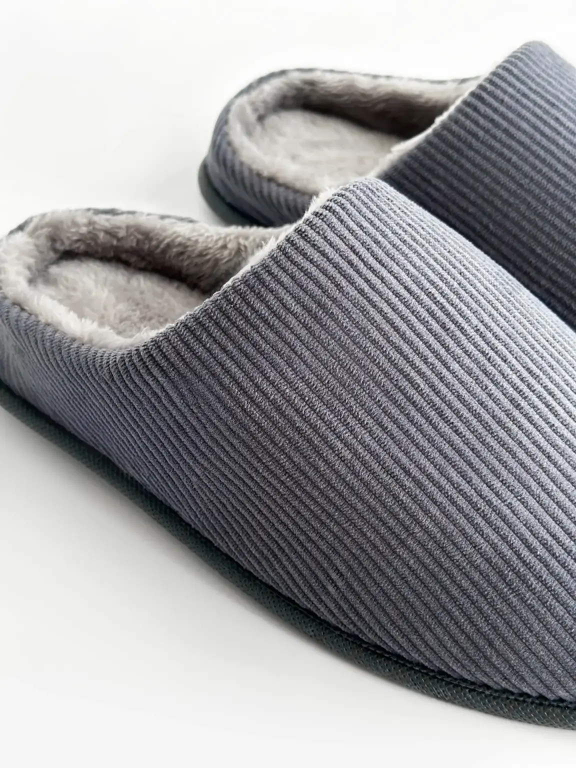 Капці домашні напівчешки чоловічі VELVET графіт