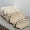 Косметичка TEDDY бежевого кольору середня трикутна