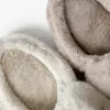 Капці домашні жіночі HS-LUX напiвчешки ANIMALS rabbit latte