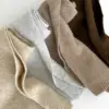 Шарф в'язаний бежевий меланж