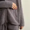 Soft в'язана кофта на блискавці графіт