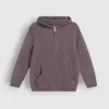 Soft в'язана кофта на блискавці графіт