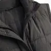 Жилетка стьобана дута з поясом чорна