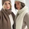 Шарф жіночий мокко Альпака